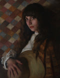 Anna Gloria Holding Her Hat