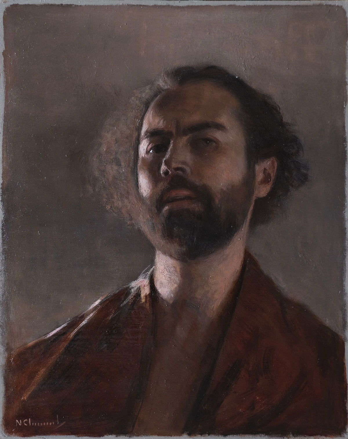 Self Portrait in Red